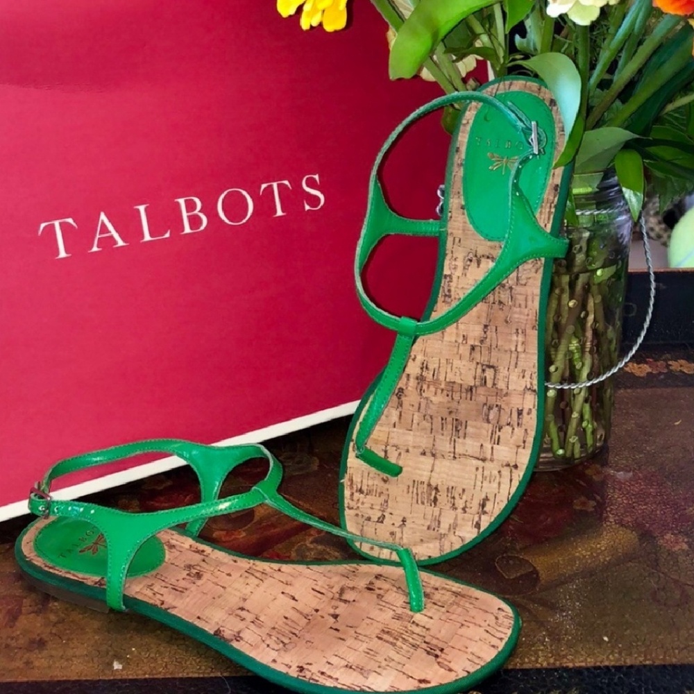 ISO Talbots Green Sandals